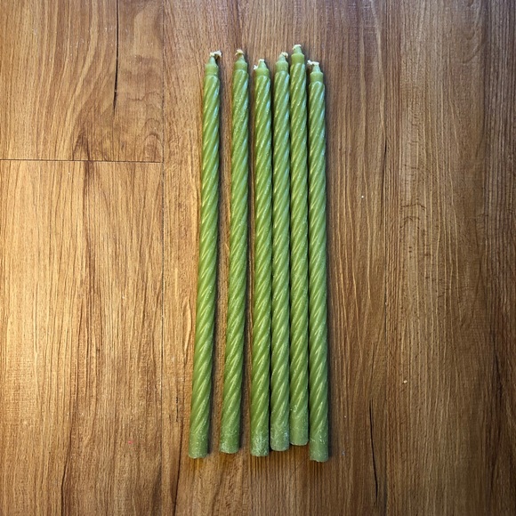 Vintage Twist Taper Candlesticks Set of 6 - Picture 2 of 4